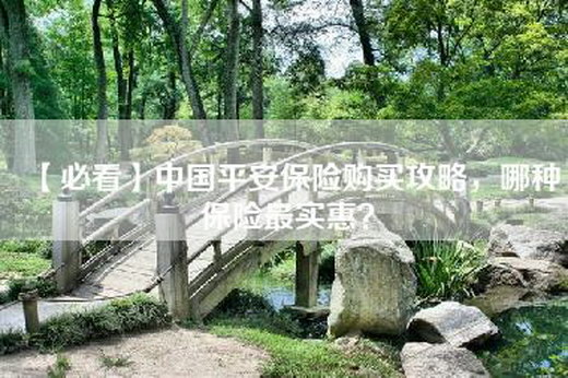 【必看】中国平安保险购买攻略，哪种保险最实惠？