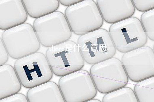 there是什么意思
