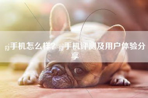 gj手机怎么样？gj手机评测及用户体验分享