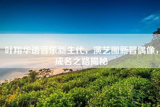 叶翔华语音乐新生代，演艺圈新晋偶像，成名之路揭秘