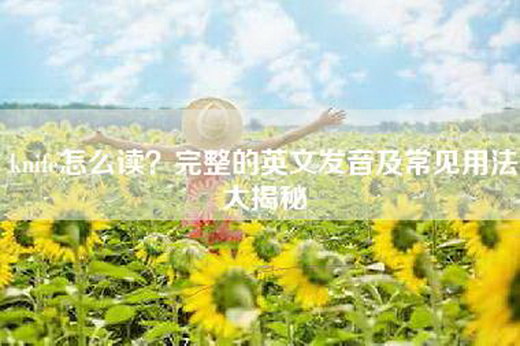 knife怎么读？完整的英文发音及常见用法大揭秘