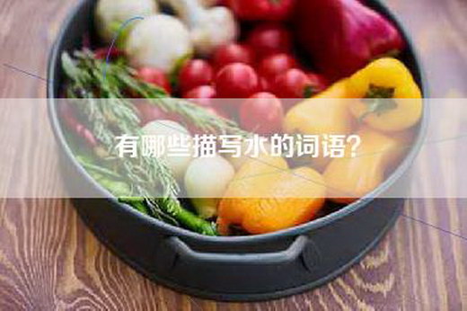 有哪些描写水的词语？