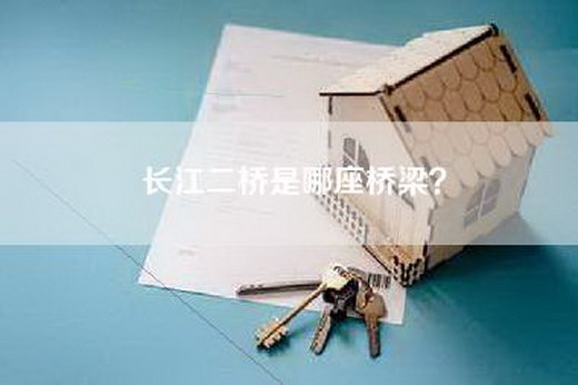 长江二桥是哪座桥梁？