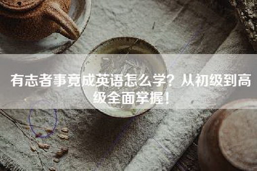 有志者事竟成英语怎么学？从初级到高级全面掌握！