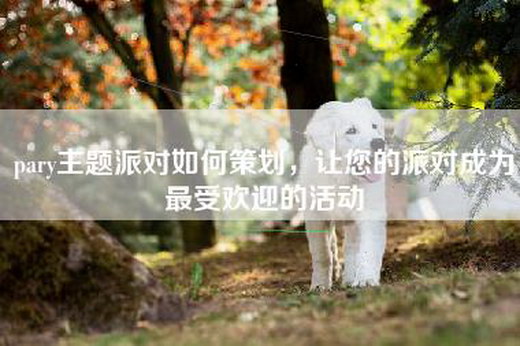 pary主题派对如何策划，让您的派对成为最受欢迎的活动
