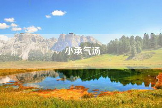 小承气汤