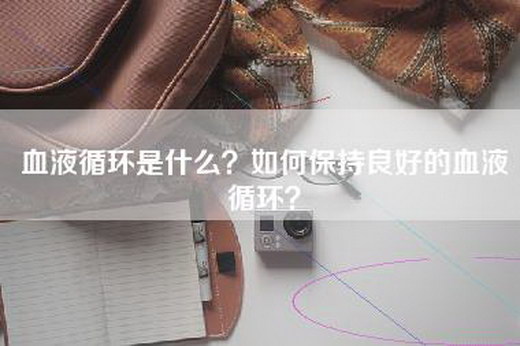 血液循环是什么？如何保持良好的血液循环？