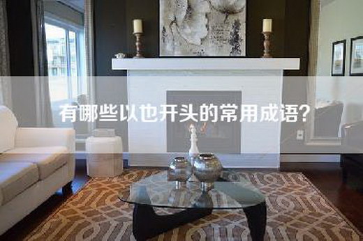 有哪些以也开头的常用成语？