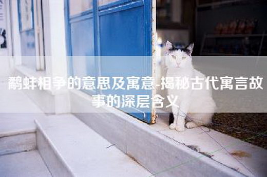 鹬蚌相争的意思及寓意-揭秘古代寓言故事的深层含义