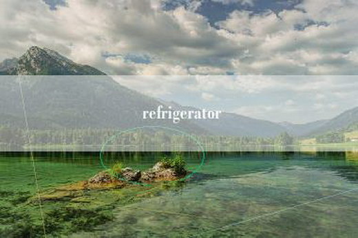 refrigerator