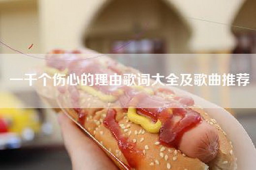 一千个伤心的理由歌词大全及歌曲推荐