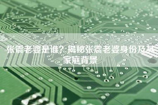 张震老婆是谁？揭秘张震老婆身份及其家庭背景