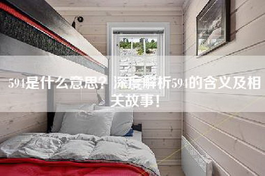 594是什么意思？深度解析594的含义及相关故事！