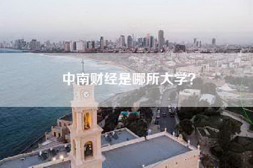 中南财经是哪所大学？