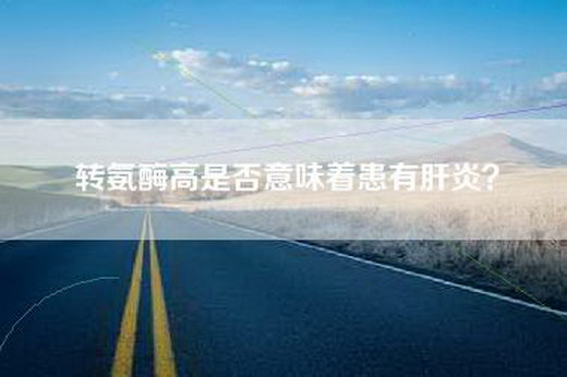 转氨酶高是否意味着患有肝炎？