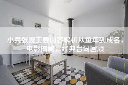 小兵张嘎主要内容解析从童年到成名，电影揭秘，经典台词回顾