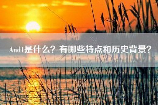 And1是什么？有哪些特点和历史背景？