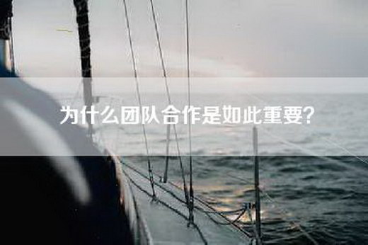 为什么团队合作是如此重要？