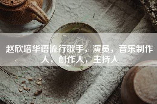 赵欣培华语流行歌手，演员，音乐制作人，创作人，主持人
