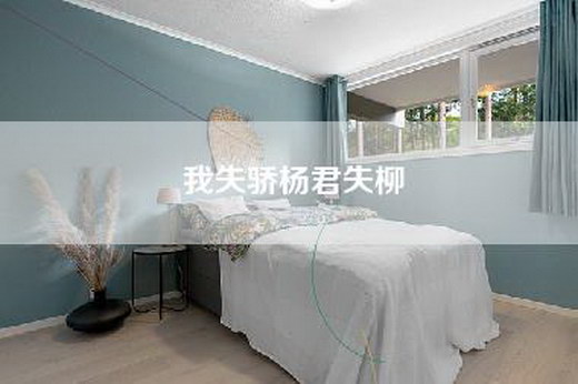 我失骄杨君失柳