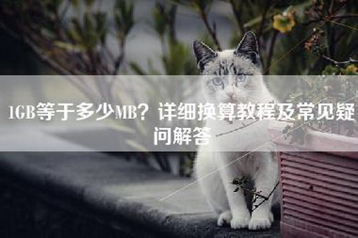 1GB等于多少MB？详细换算教程及常见疑问解答