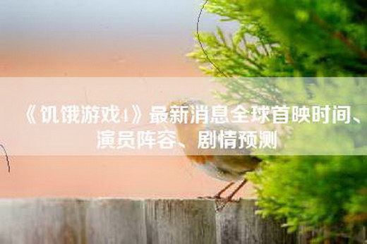 《饥饿游戏4》最新消息全球首映时间、演员阵容、剧情预测