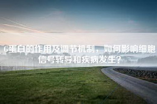 G蛋白的作用及调节机制，如何影响细胞信号转导和疾病发生？