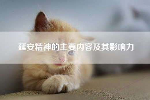 延安精神的主要内容及其影响力