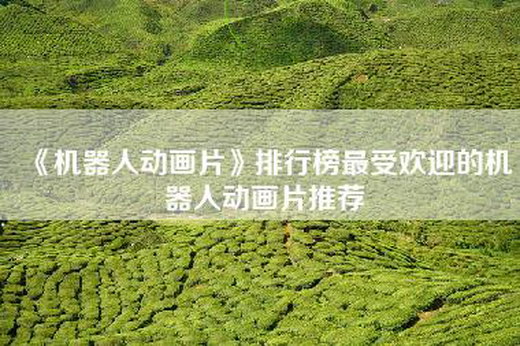 《机器人动画片》排行榜最受欢迎的机器人动画片推荐