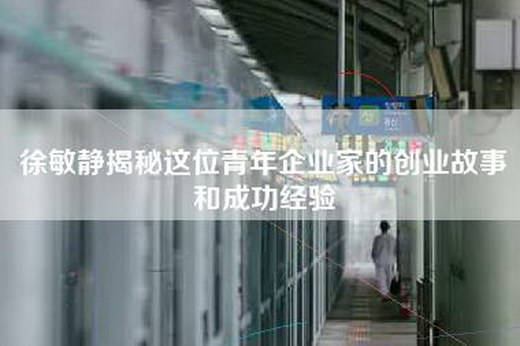 徐敏静揭秘这位青年企业家的创业故事和成功经验