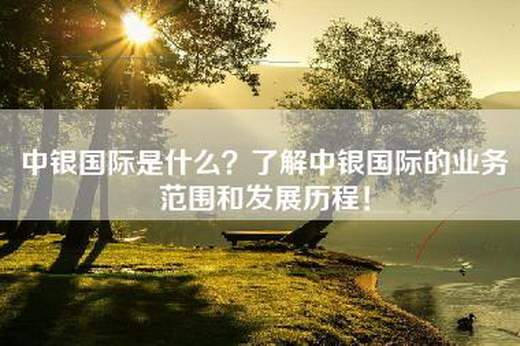 中银国际是什么？了解中银国际的业务范围和发展历程！