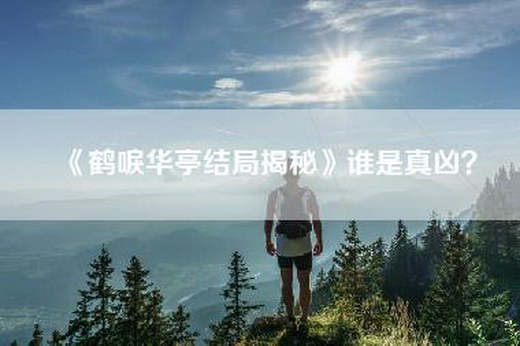 《鹤唳华亭结局揭秘》谁是真凶？
