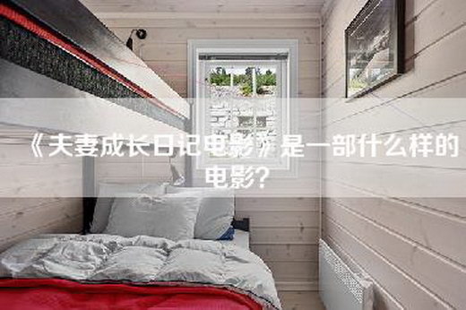 《夫妻成长日记电影》是一部什么样的电影？
