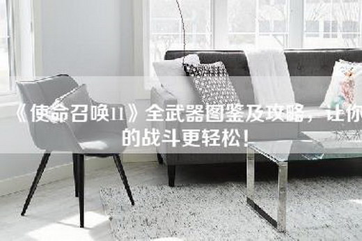 《使命召唤11》全武器图鉴及攻略，让你的战斗更轻松！