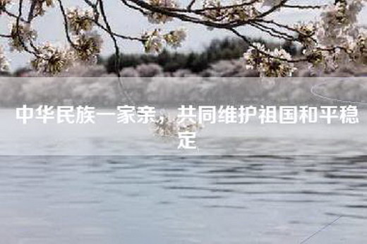 中华民族一家亲，共同维护祖国和平稳定
