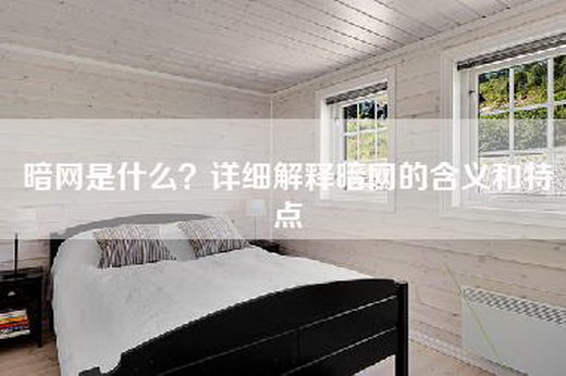 暗网是什么？详细解释暗网的含义和特点