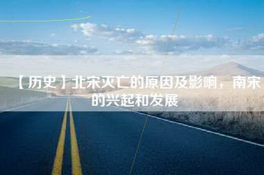 【历史】北宋灭亡的原因及影响，南宋的兴起和发展