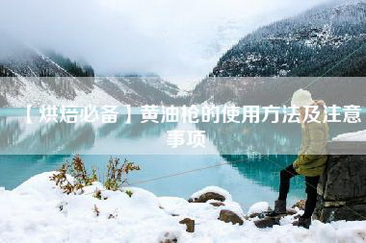 【烘焙必备】黄油枪的使用方法及注意事项