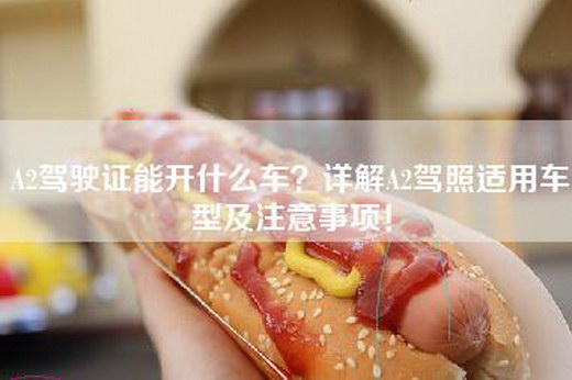 A2驾驶证能开什么车？详解A2驾照适用车型及注意事项！