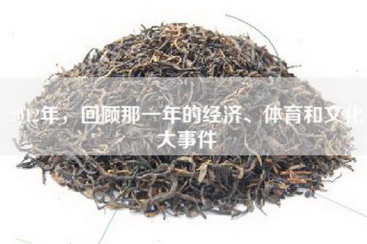 2012年，回顾那一年的经济、体育和文化大事件