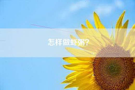 怎样做虾粥？