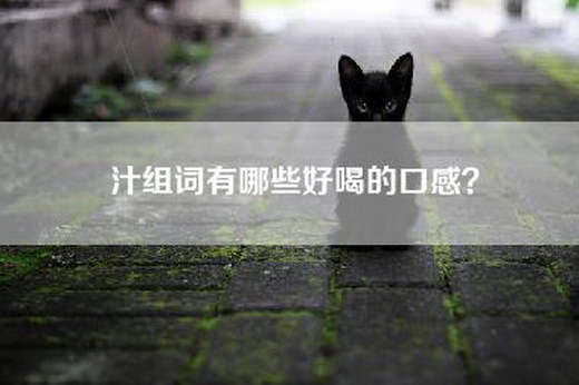 汁组词有哪些好喝的口感？