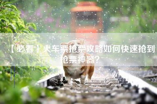 【必看】火车票抢票攻略如何快速抢到抢票神器？