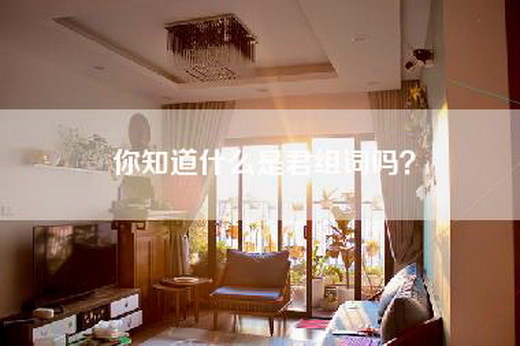 你知道什么是君组词吗？