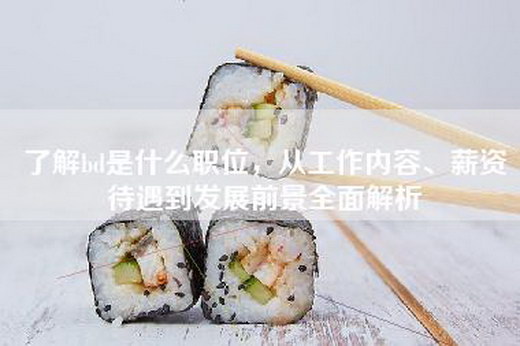了解bd是什么职位，从工作内容、薪资待遇到发展前景全面解析