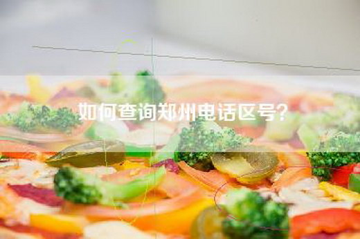 如何查询郑州电话区号？