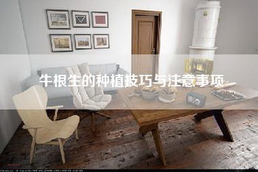 牛根生的种植技巧与注意事项