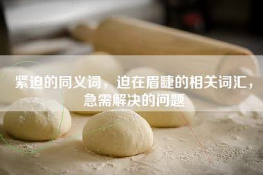 紧迫的同义词，迫在眉睫的相关词汇，急需解决的问题