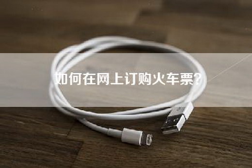 如何在网上订购火车票？
