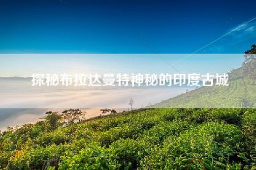 探秘布拉达曼特神秘的印度古城